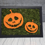 Картина от мъх "Pumpkins"