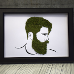Картина от мъх "The Man"