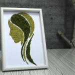 Картина от мъх "Green Lady"