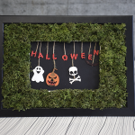 Картина от мъх "Halloween"