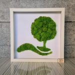 Картина от мъх "Green Tree"