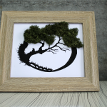 Картина от мъх "Mystic tree"