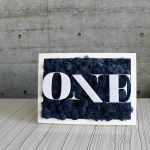 Лого от мъх "One"