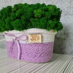 Декорация от мъх "Пролет"