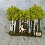 Картина от мъх "Mr & Mrs"