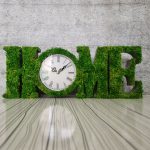 Часовник от мъх "Home"